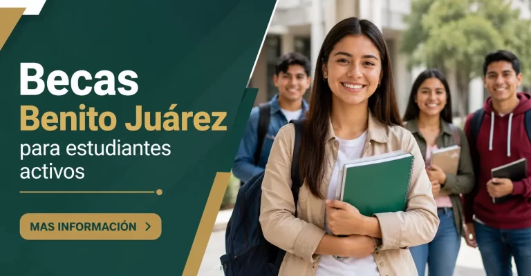 Lee más sobre el artículo Becas Benito Juárez para estudiantes activos