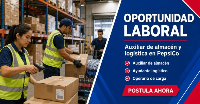 Lee más sobre el artículo Auxiliar de almacén y logística en PepsiCo