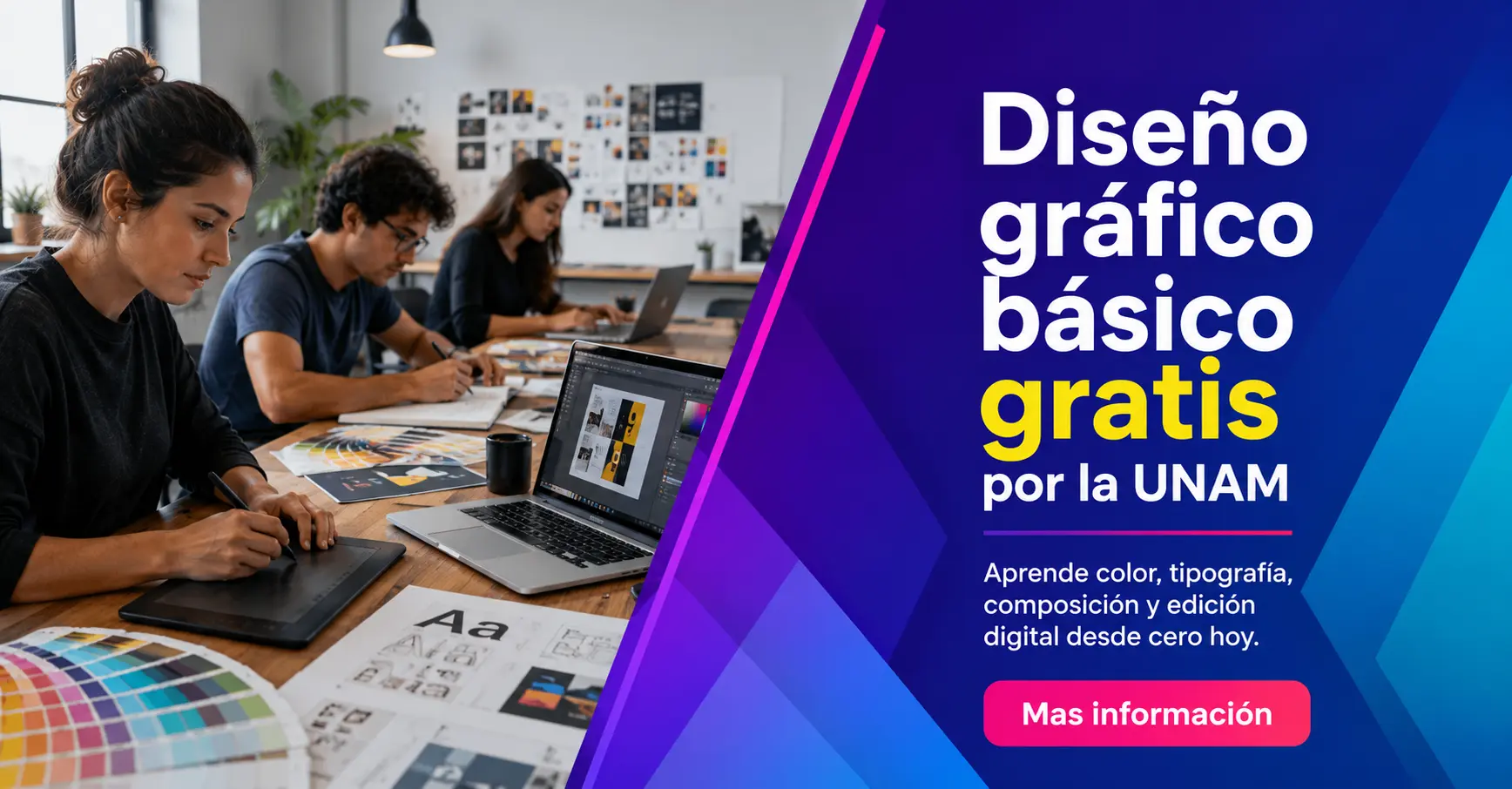 Lee más sobre el artículo Diseno grafico basico gratis por la unam