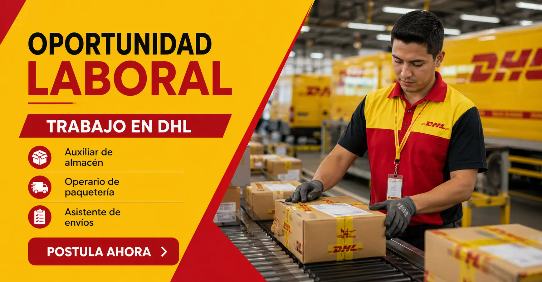 Lee más sobre el artículo Trabajo en DHL