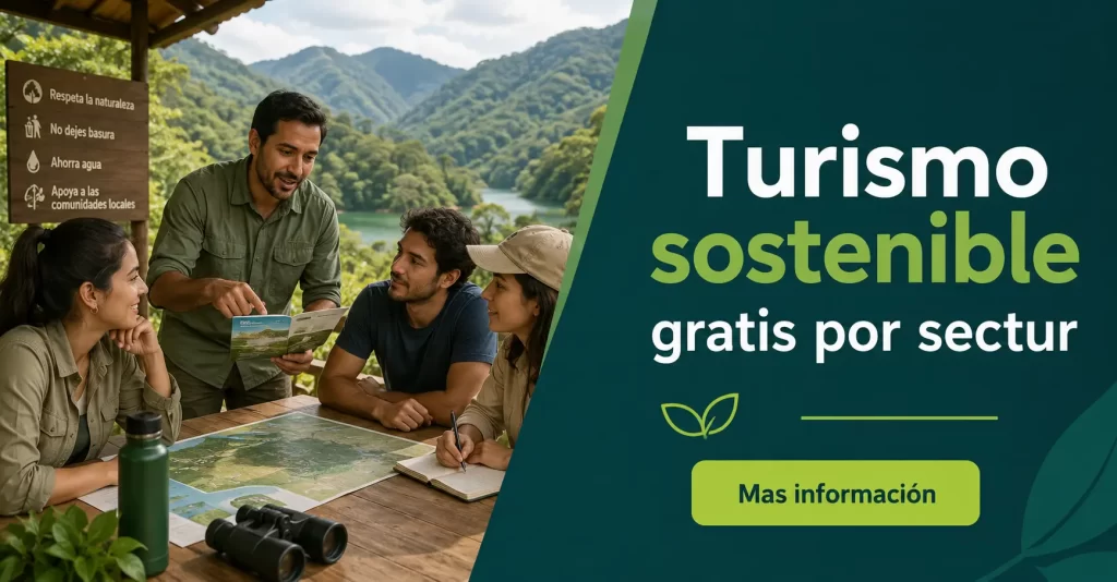 Turismo sostenible gratis por sectur