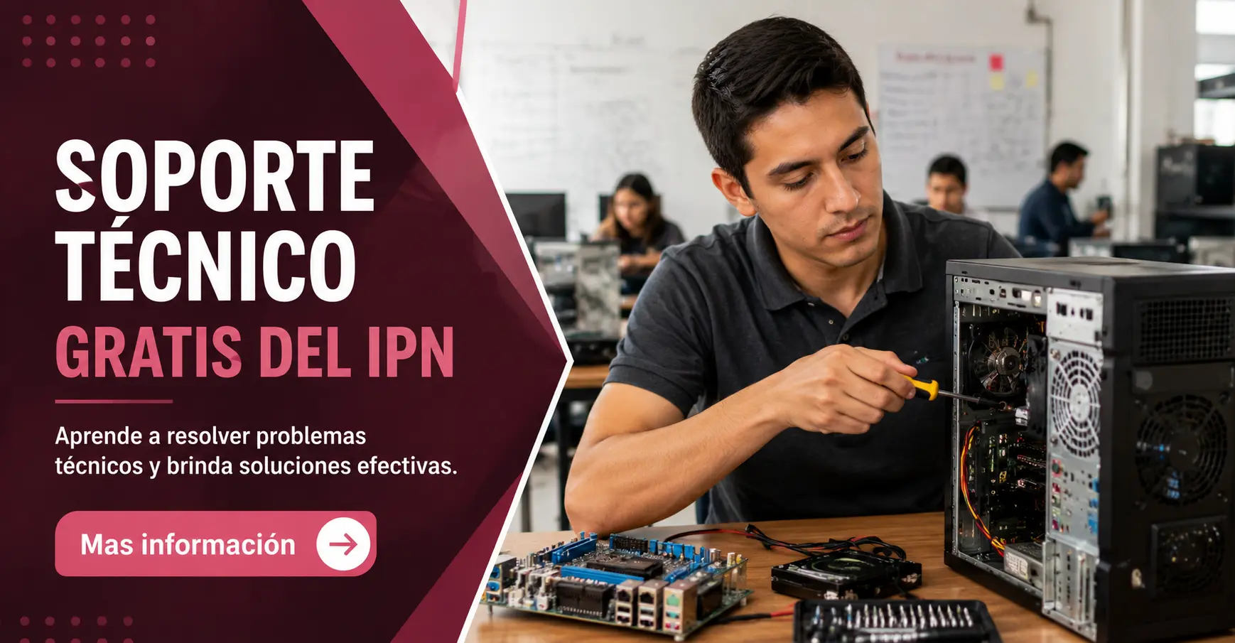 Lee más sobre el artículo Soporte tecnico gratis del ipn
