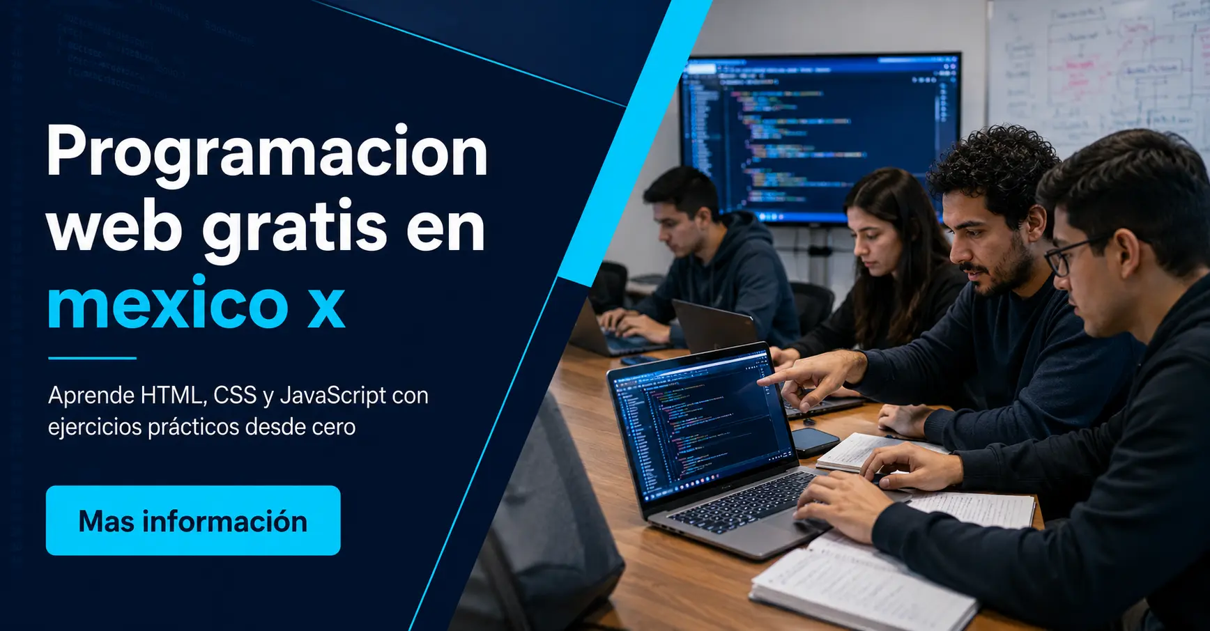 Lee más sobre el artículo Programacion web gratis en mexico x